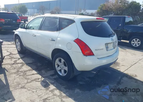 2005 Nissan Murano Sl z USA, uszkodzony, nr VIN JN8AZ08T95W308527